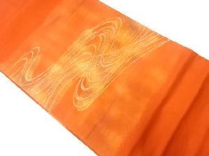 リサイクル　流水模様織出し名古屋帯